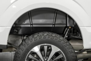 Ford F-150 Rear Wheel Well Liners - Rough Country - Rough Country - Black - '15-'20